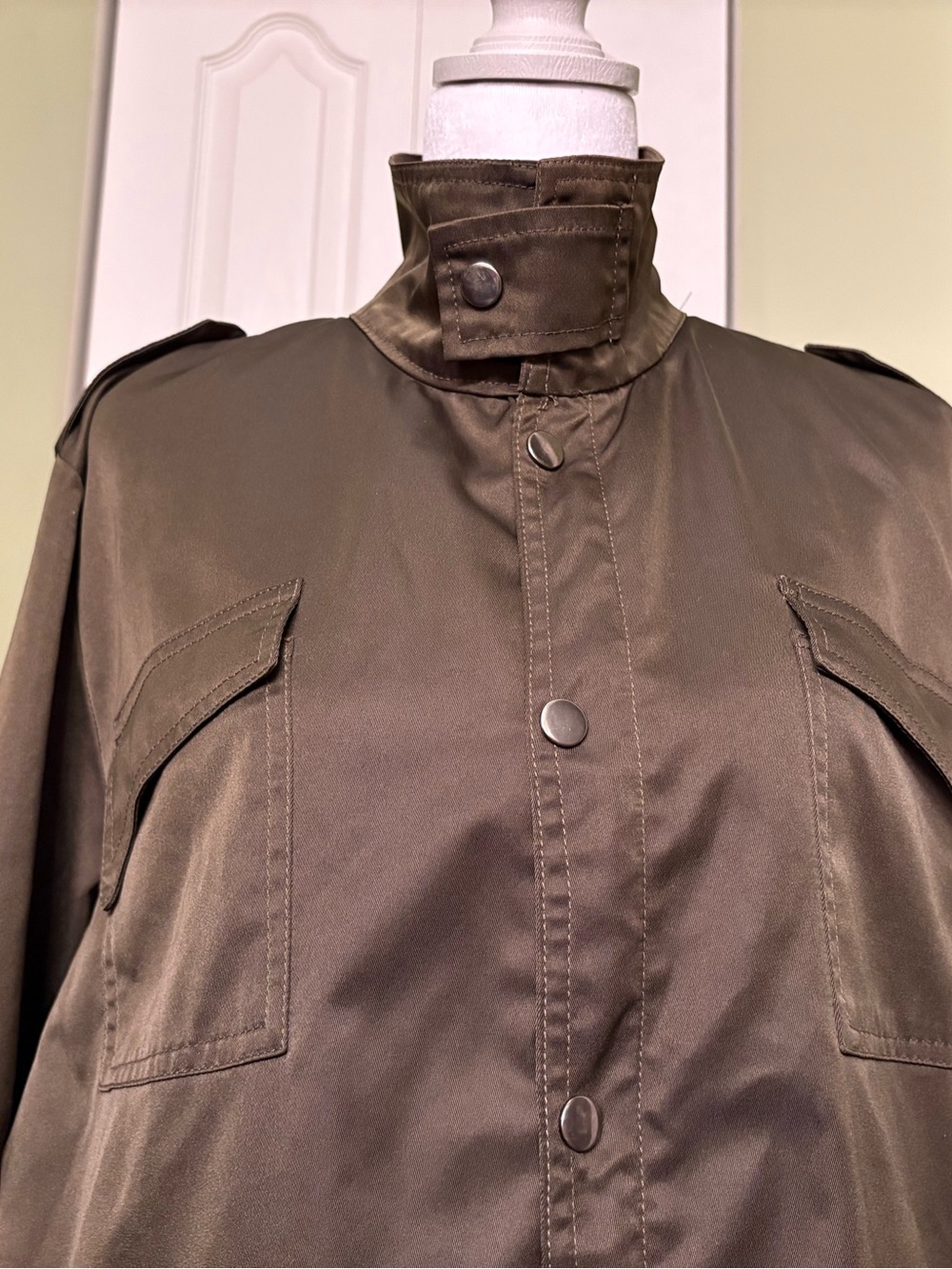 Olive Utility Jacket - Picture 8 of 10